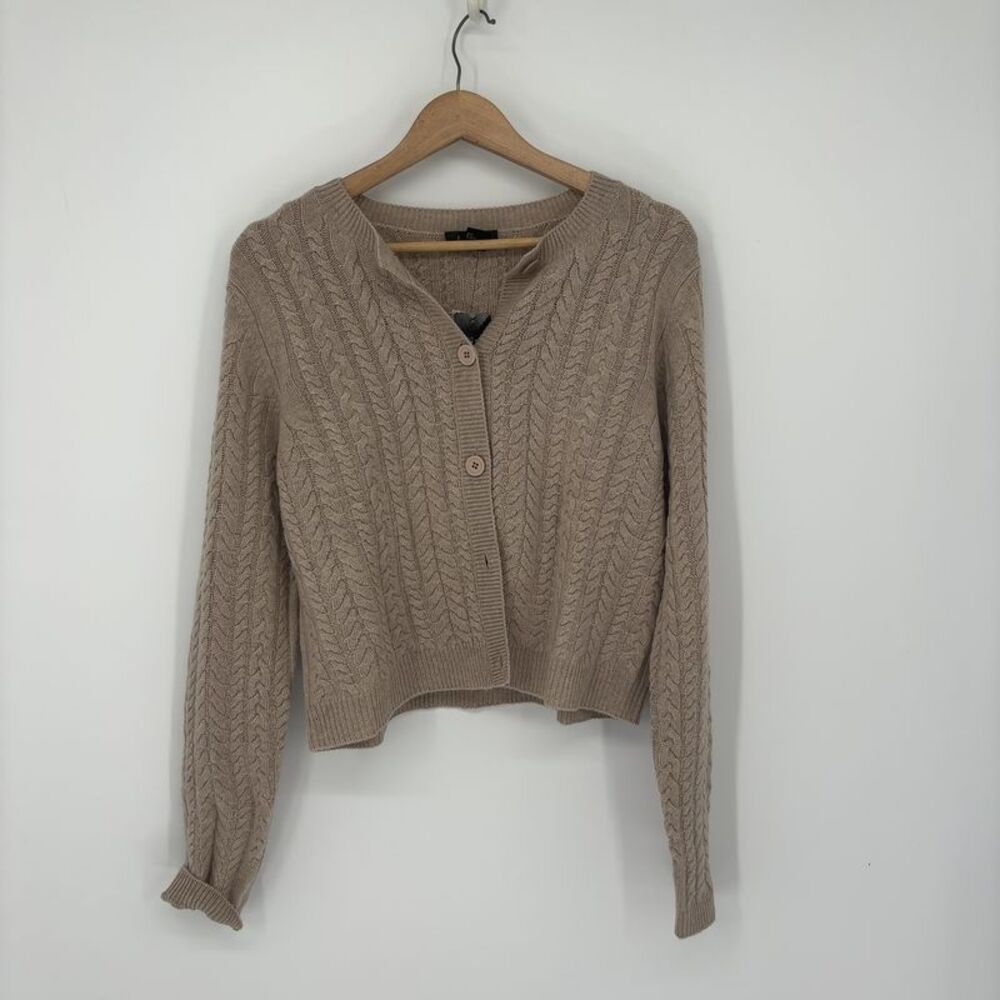 Forte Cashmere Wool & Cashmere-Blend Cardigan